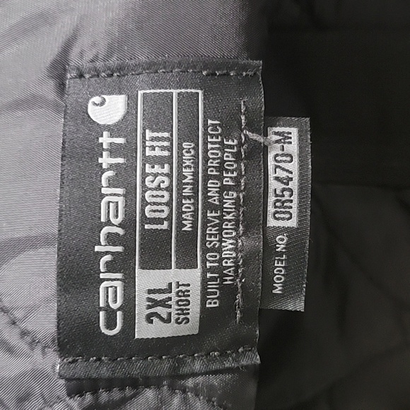 Carhartt Loose Fit Firm Duck Insulated Biberall 4 Extreme Warm Rating - Picture 7 of 7